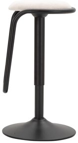 Fehér-fekete kárpitozott állítható magasságú bárszék (ülésmagasság 61 cm) Destiny – Mauro Ferretti