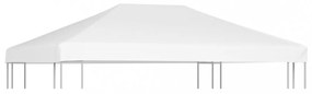 fehér pavilon-tetőponyva 270 g/m² 4 x 3 m