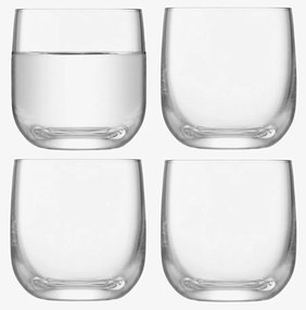 Sklenice Borough, 75 ml, čirá, set 4 ks - LSA International