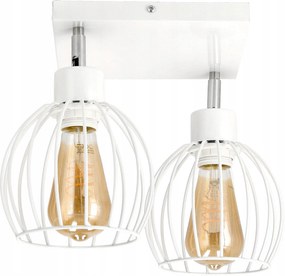Mennyezeti LĂĄmpa FĂŒggĆ FehĂ©r 2xE27 DekoratĂv CsillĂĄr Konyha Szoba