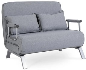 Kétszemélyes Ágyazható Kanapé Szürke Színben. BART 2