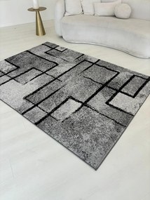 Nora 6035 szürke modern szőnyeg 120x170 cm