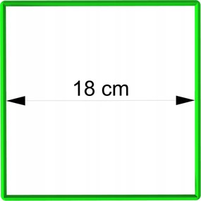 Foremka Lyukasztó Mézeskalács kiszúró geometrikus figurák Négyzet 18cm