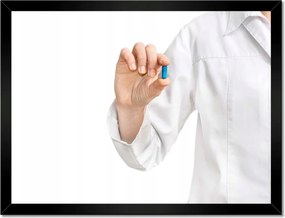 Poszterek keretben 40x30 Tabletta az orvos kezében