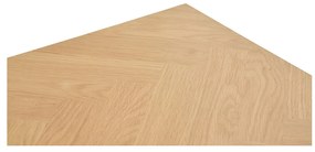 Amora dohányzóasztal tölgy furnér, heringcsont mintával 60x120x42 cm