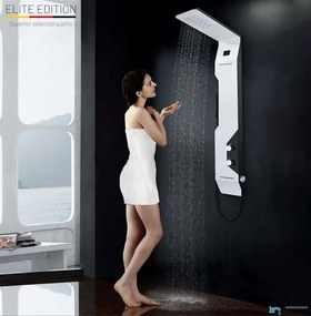 Zuhanypanel ELITE EDITION DELUX BSP1412 LED-világítással és masszázsfúvókákkal, többféle színben