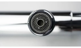 Deante BRE_075M - Mosogató csaptelep kihúzható zuhannyal, ERIDAN, króm