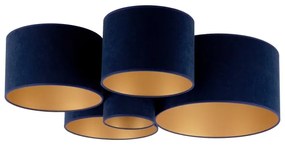 Duolla - Mennyezeti lámpa ROLLER PENTO 5xE27/60W/230V kék