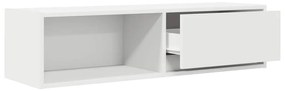 2 db fehér szerelt fa TV-szekrény 100x31x25,5 cm
