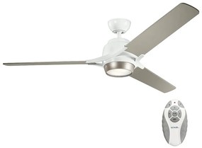 Elstead Kichler KLF-ZEUS-60-WHT-LED Dimmelhető mennyezeti ventilátor ZEUS LED/10W/230V + távirányító KLF-ZEUS-60-WHT