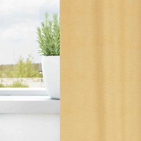 Függönyök függönyökkel 2 pcs Bézs 140x140cm Poliészter