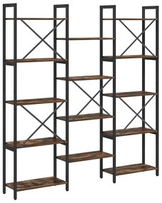 Könyvespolc Füstölt tölgy 156 x 25 x 167.5 cm Faanyag