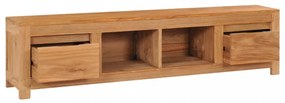 tömör tíkfa TV-szekrény 115 x 30 x 35 cm