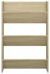 2 db sonoma-tölgy fali cipősszekrény 60 x 18 x 90 cm