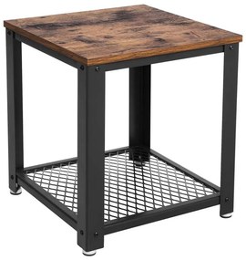 ELDUR kisasztal barna/fekete