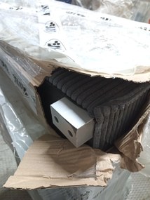 AKCIÓ Szürke U alakú ülőgarnitúra SMART COSARO 295x140 cm II. osztály