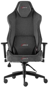 Anka Professzionális gamer szék, nyakpárna, derékpárna, 3D kartámasz, szürke szövet