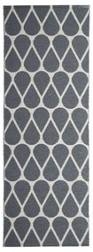 Sötétszürke kültéri-beltéri futószőnyeg 70x200 cm Otis Granit – Pappelina