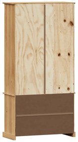VIGO tömör fenyőfa könyvespolc 85x35x170 cm
