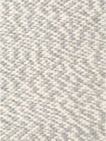 Világosszürke-krémszínű kézi szövésű gyapjú kerek szőnyeg ø 160 cm Lyon Beans – Elle Decoration