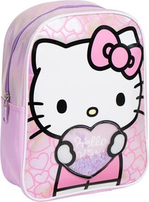 Hello Kitty Heart hologrammos hátizsák, táska 32 cm