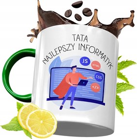 Zöld Bögre Apukának Születésnapi Ajándék fényképes nyomtatással