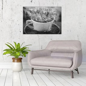Üveg kép - Egy csésze természet (70x50 cm)