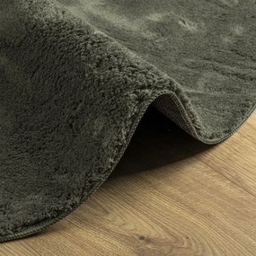 Szőnyeg HUARTE&quot; Rövid Szálú Puha és Mosásbarát Erdő Zöld 100x200 cm&quot;