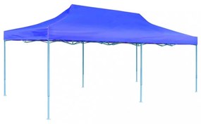 kék összecsukható pavilon 3 x 6 m