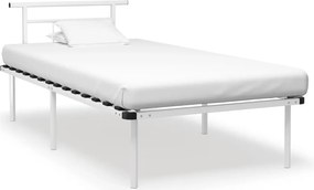 vidaXL fehér fém ágykeret 100 x 200 cm