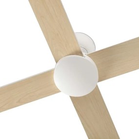 FARO 34355WT - Mennyezeti ventilátor RUDDER L fehér/bézs átm. 132 cm WT + távirányító