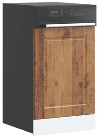 mosogatógép panel Porto&quot; Régi fa 45x1,5x67 cm Műanyag fa&quot;