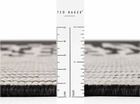 Fekete-krémszínű kültéri-beltéri szőnyeg 120x170 cm Haringey Acacia – Ted Baker