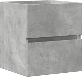 vidaXL betonszürke szerelt fa mosdószekrény 41 x 38,5 x 45 cm