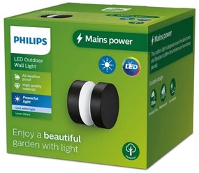 Philips - LED Kültéri fali lámpa LAVEN LED/6W/230V 4000K IP44