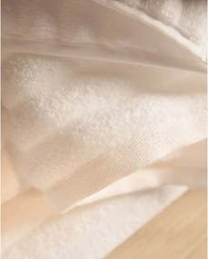 Fehér frottír pamut fürdőlepedő 70x140 cm Navira – Kave Home