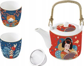 600 ml-es vízforraló befőzővel 2 db 160 ml-es csésze Tokyo Coll