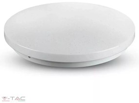 V-TAC 35 Cm LED Mennyezeti Lámpa Csillagokkal 24W, Bling Star Cover 3in1, Változtatható Szín Hideg - Természetes - Meleg Fehér