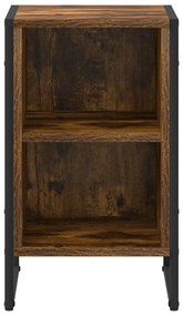 vidaXL Éjjeli asztal Füstös Tölgy 39.5 x 30 x 50 cm Faanyag