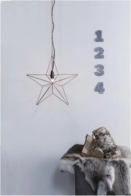 Tjusa rézszínű, függő világító dekoráció, ø 43 cm- Markslöjd