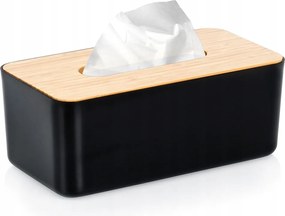 Fekete Törlőkendő Tartó Higiénikus Doboz Zsebkendőtartó Otthonra