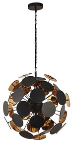 Searchlight 3074-4BG - DISCUS kábelcsillár 4xE14/60W/230V