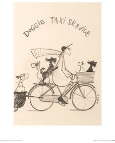 Művészeti nyomat Sam Toft - Doggie Taxi Service