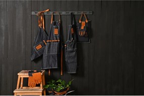 Denim kék-narancssárga kerti kesztyű - Esschert Design