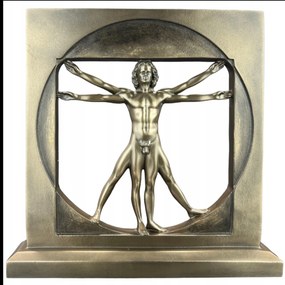 Leonardo Da Vinci szobor vitruvius ember figura Veronese WU72944A4