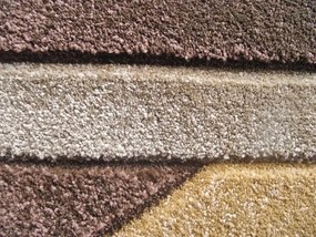 London modern nyírt szőnyeg Barna Bézs