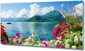 Fotó vászonkép edzett üveg Oázis 100x70