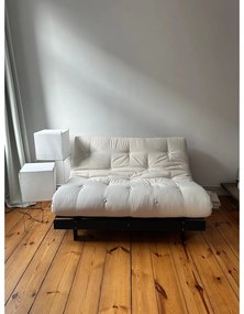 Mustársárga kinyitható kanapé 140 cm Roots Black Night – Karup Design