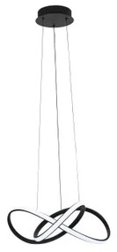 LED fényerőszabályozható, kábelen függesztett csillár LED/65W/230V 3000-6500K + távirányító