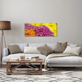 Rózsaszín virág képe (120x50 cm)